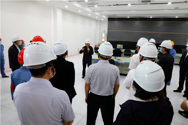壹定发集团复工复产促增添项目观摩聚会与会职员走进大秦国源三秦环保秦邦园区在榆项目