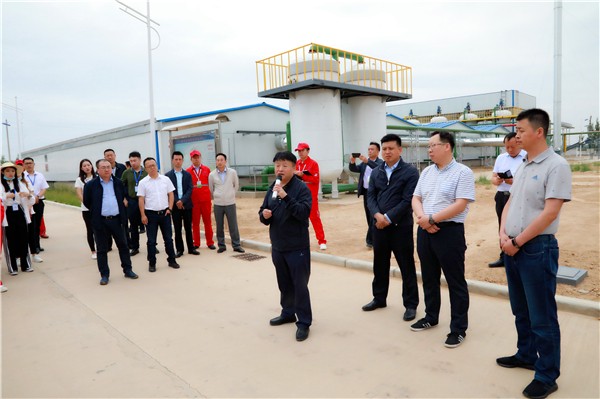 壹定发集团复工复产促增添项目观摩聚会与会职员走进绿色能源公司油气公司水情形公司陕北片区项目