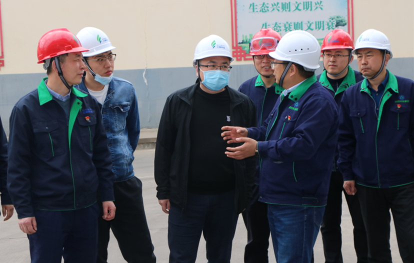 壹定发集团检查三秦环保股份公司水情形公司清静生产事情