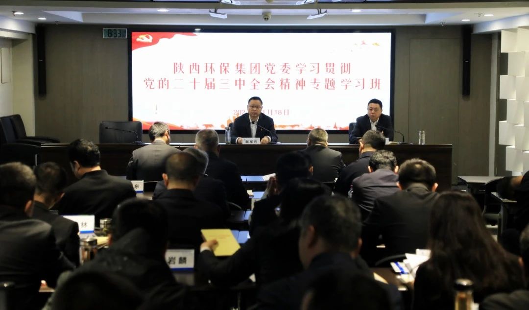 壹定发集团党委学习贯彻党的二十届三中全会精神专题学习班开班