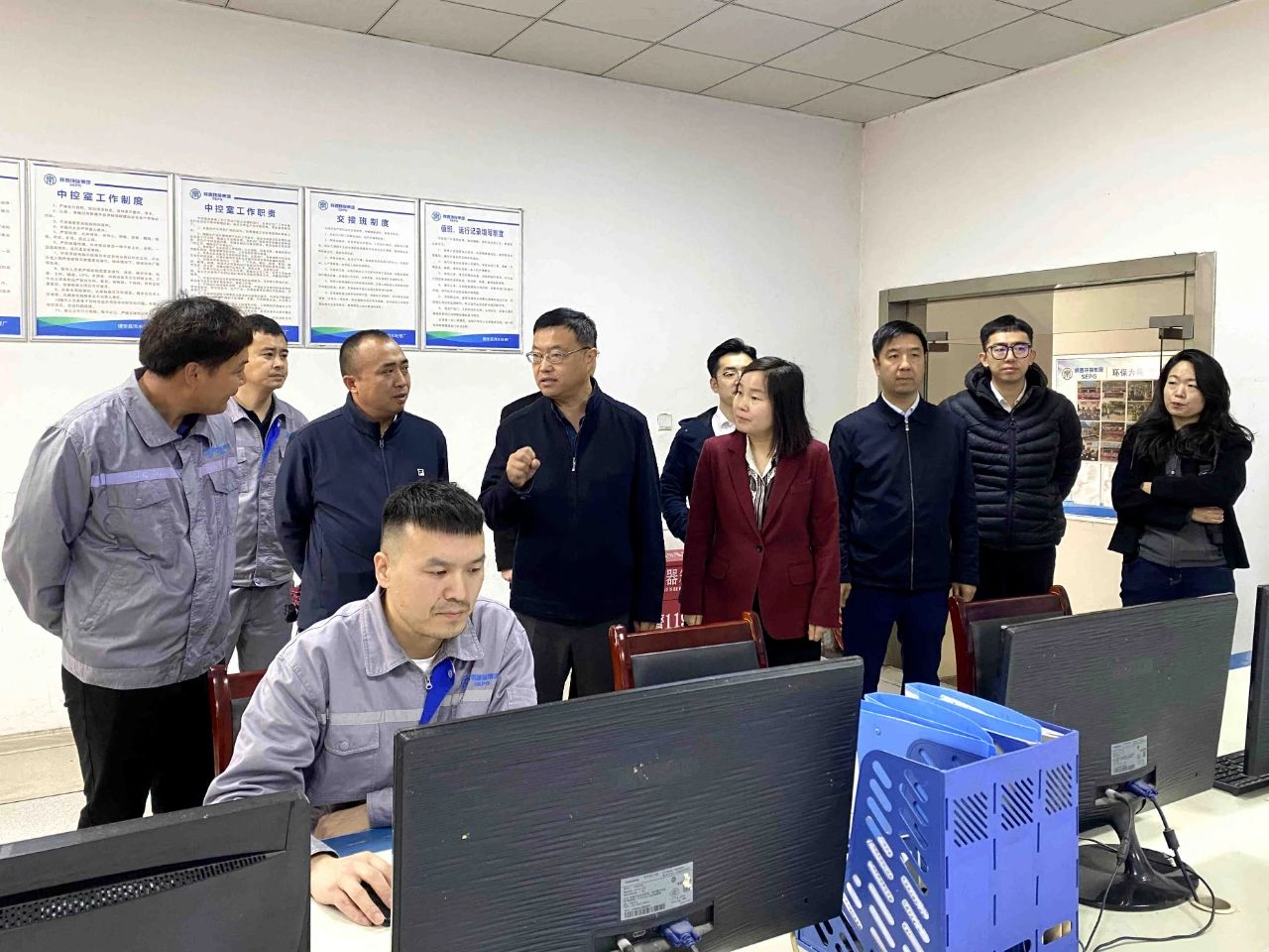 宋世杰赴水情形公司、鼎丰矿业公司项目一线调研