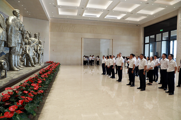 壹定发集团党委赴关中革命纪念馆开展“状畎革命足迹 传承红色基因 筑牢作风基本”党建研学活动