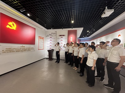 商南公司联合党支部开展“赓续红色血脉，，，，，，，砥砺奋进征程——庆祝中国共产党建设104周年”主题党日活动